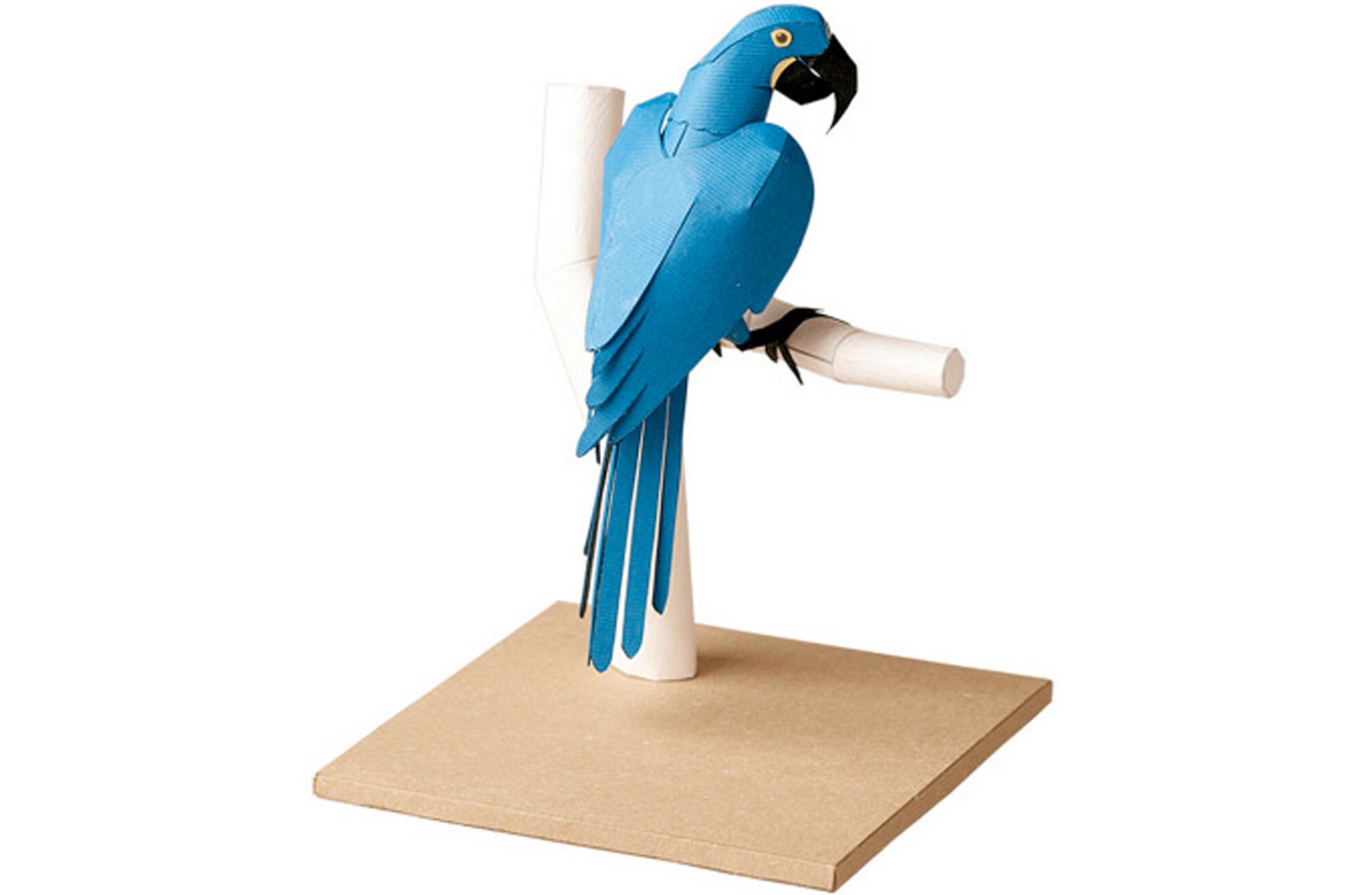 Hyacinth Macaw Papercraft 3D Paper Model Animal Zoo Paper Etsy
