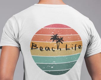 Beach Life Unisex T-Shirt: Summer Vibes Softstyle Tee