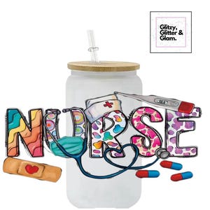 Nurse #1 UV DTF 16oz. Wrap
