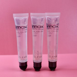 MAX Makeup Cherimoya Lip Polish Clear Gloss | Clear Gloss | Hydrating Lip Gloss | Clear Shine Lip Gloss| Lip Polish |