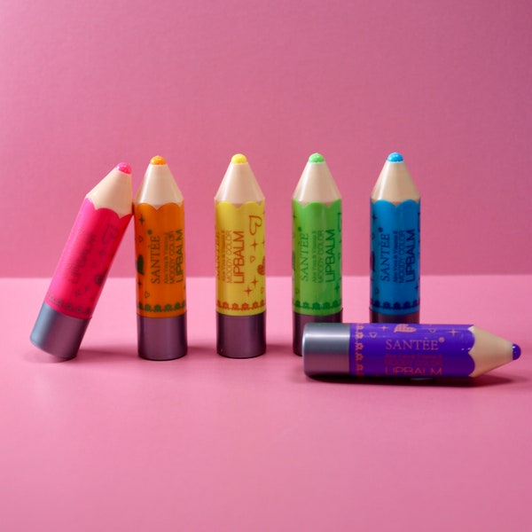 Santee Moody Color Lip balm | Color Changing Lip Balm | Mood Changing | Tinted Lip Balm | Aloe Vera Lip Balm |