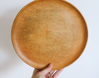 Vintage Mango Wood Plate Platter