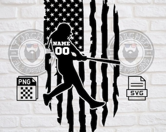 Archivo de bateador de softbol! SVG, PNG, CNC, láser, cortador de vinilo, silueta, Cricut, calcomanía, pegatina, archivo de camiseta.