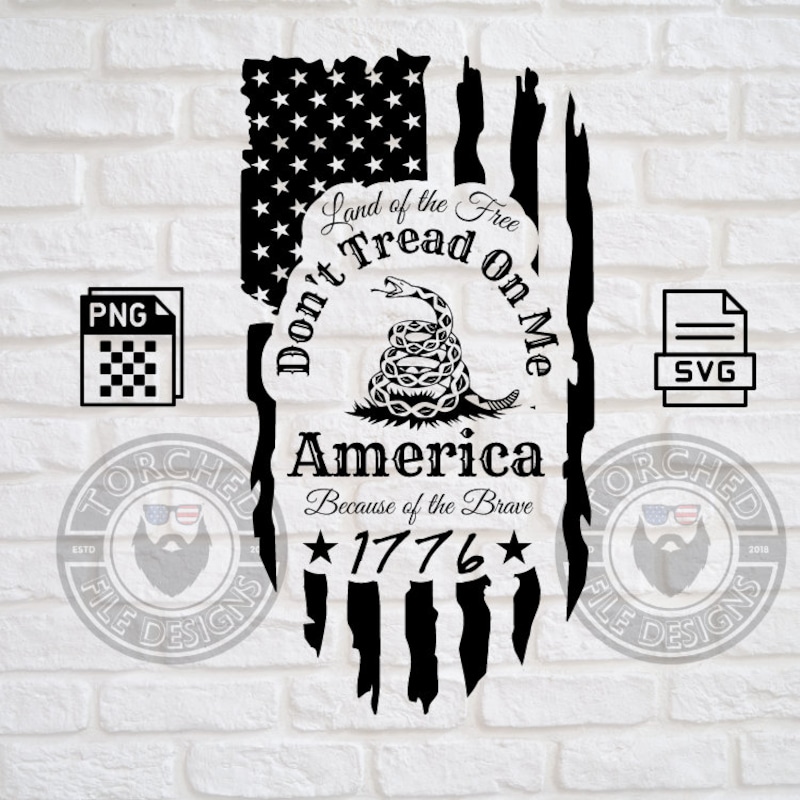 Dont Tread on Me Svg - Etsy