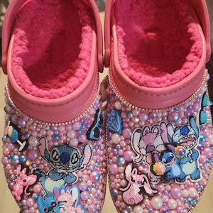 Custom Crocs w/ Characters Blinged Out Shoes for Kids Personalized Gifts for Children