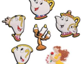PVC Kroko Charm Die Schöne und das Biest Charakter Jibbitz
