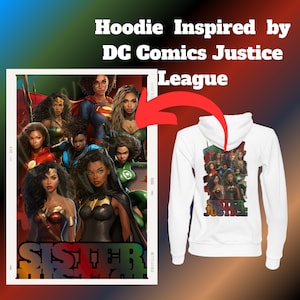 DC Comics Heroes Inspired Black Women Representation Hoodie or T Shirt