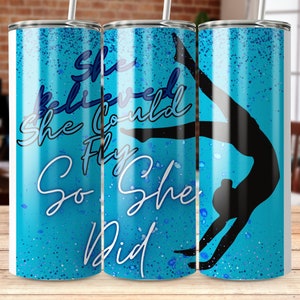 Gymnast Dancer Tumbler for Girls Gift Birthday Christmas
