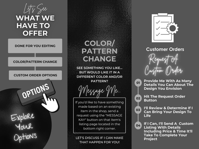 100 INSTAGRAM TEMPLATE BLACK Instagram Templates Social Etsy