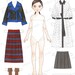 Paper Doll Printable Girl Modern Art Fall City Style PDF / - Etsy