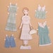 Paper Doll Printable Spring Easter PDF / Craft Kit / Instant Download ...