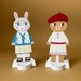 Animal Rabbit Bunny Paper Doll Printable PDF / Craft Kit / Instant ...
