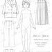 Paper Doll Printable PDF / Little Fashionista / Coloring Pages / Toys