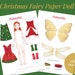 Paper Doll Printable PDF Girl Christmas Fairy / Kids Toys Craft / Craft ...