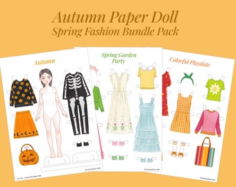 Paper Doll Printable PDF Lisette / Kids Toys / Craft Kit / - Etsy Singapore