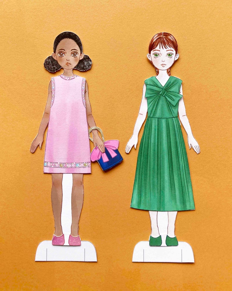 Paper Doll Printable PDF Clothes Gala Dresses / Instant Download / Kid Craft / Fashion Toys ...
