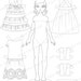 Paper Doll Printable Winter Fairy PDF / Craft Kit / Instant Download ...