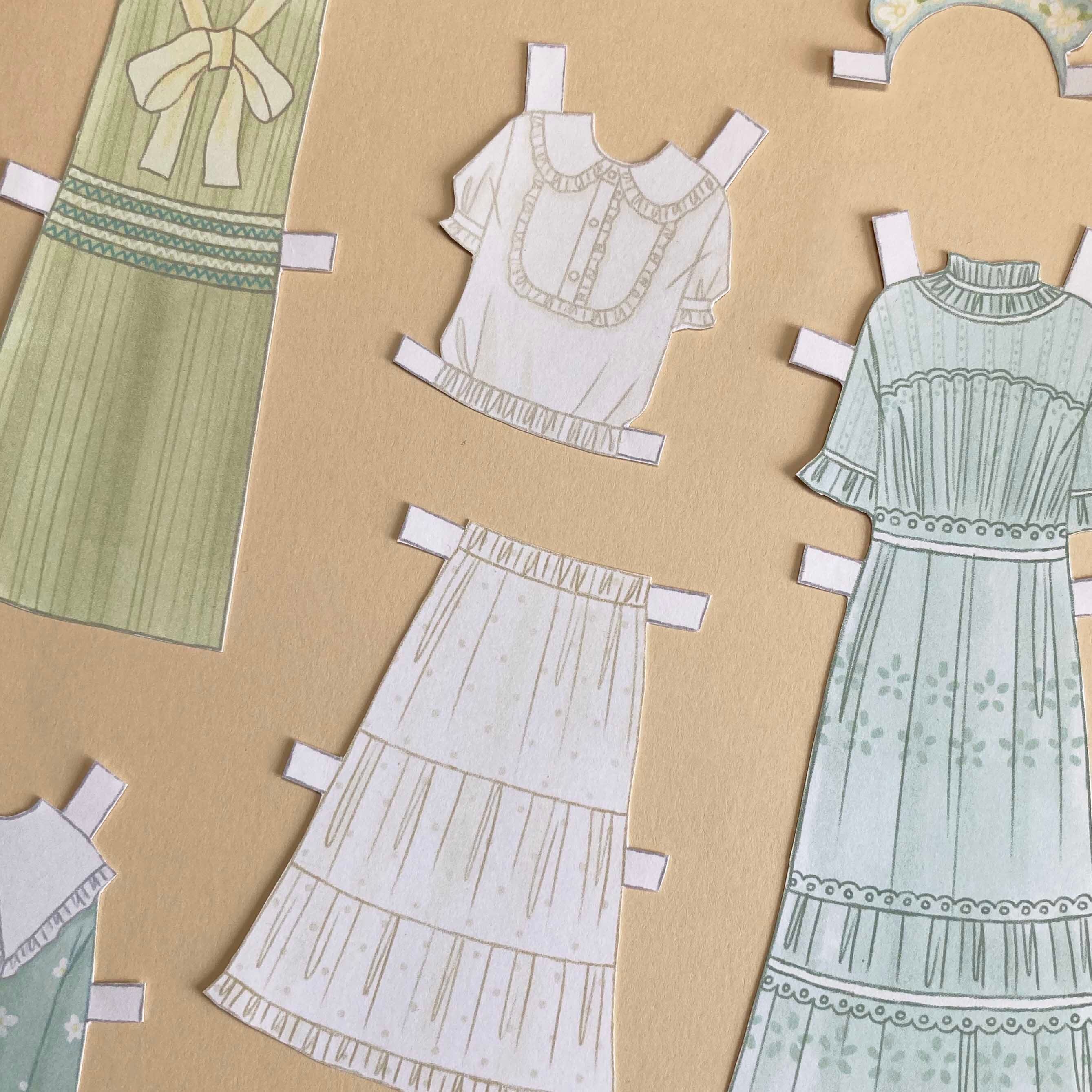 Paper Doll Printable Spring Easter PDF / Craft Kit / Instant Download ...