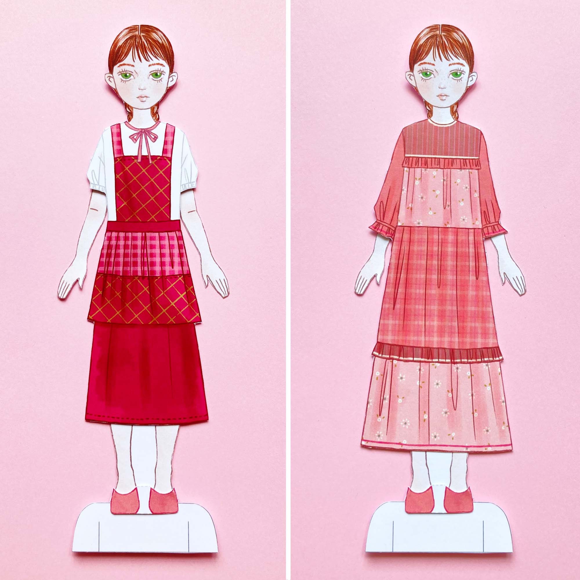 Paper Doll Printable PDF Lisette / Kids Toys / Craft Kit / Instant ...