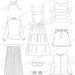 Paper Doll Printable PDF Clothes Colorful Playdate / Kids Toys ...