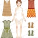 Paper Doll Printable Fall Fairy PDF / Craft Kit / Instant Download / Kid Craft / Fashion Doll ...