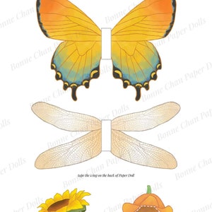 Paper Doll Printable Summer Fairy PDF / Craft Kit / Instant - Etsy