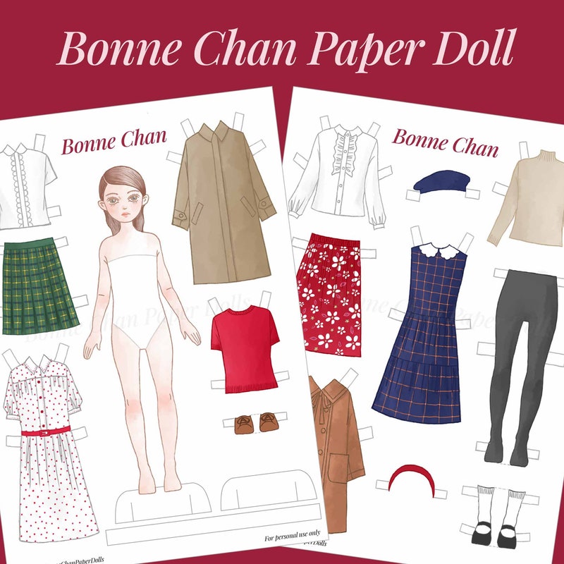 Chance Paper Doll - Etsy