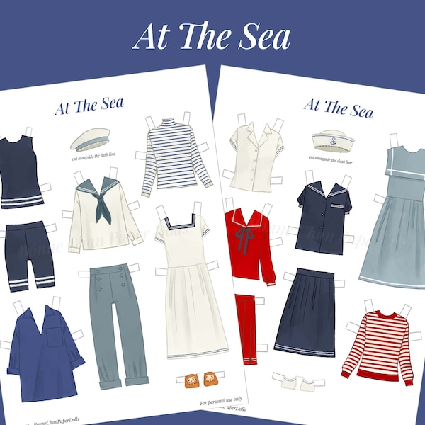 Printable Paper Doll - Etsy