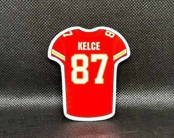 Travis Kelce Jersey Sticker Kansas City Chiefs Football Kelce #87