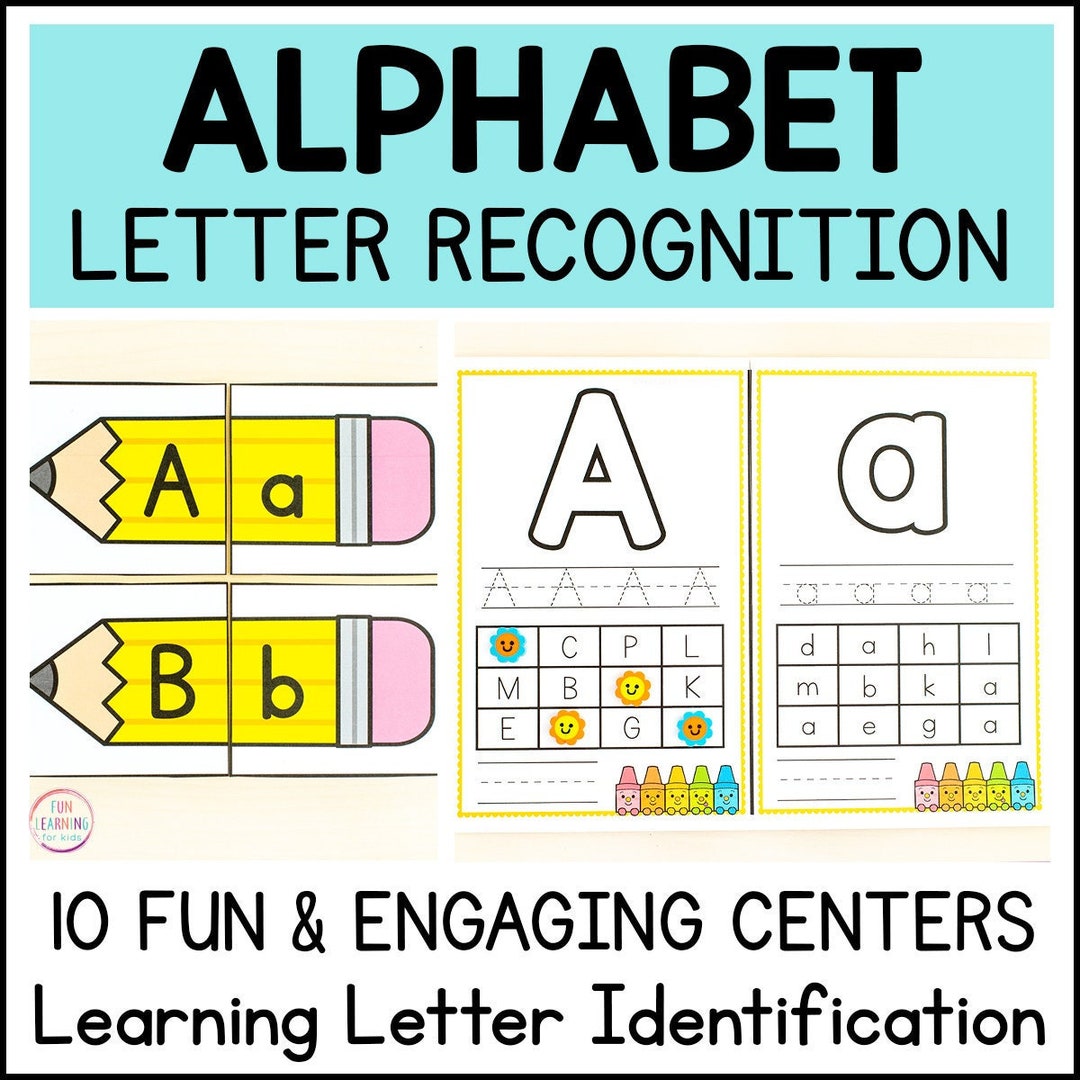 Alphabet Letter Recognition and Letter Identification Bundle Etsy