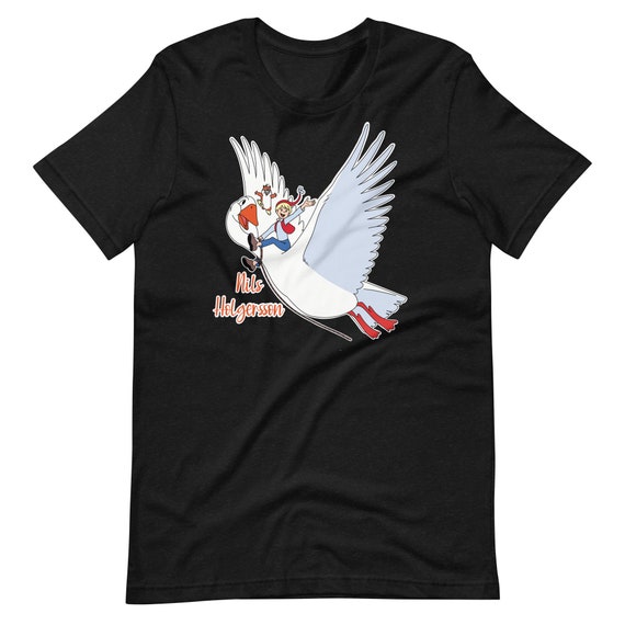Vintage retro German kids show Deutsche kinder Serie 80er 80s Nils Holgersson Unisex t-shirt