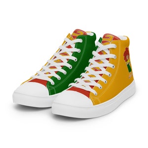 Pumuckl unisex high top canvas shoes