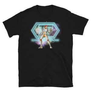 T-shirt unisex a manica corta con nostalgia retrò vintage anni '80