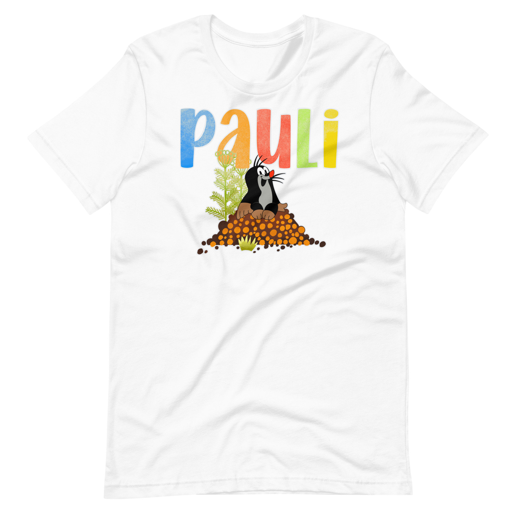 Camiseta retro de Pauli el Topo de los 80: dibujo animado alemán vintage