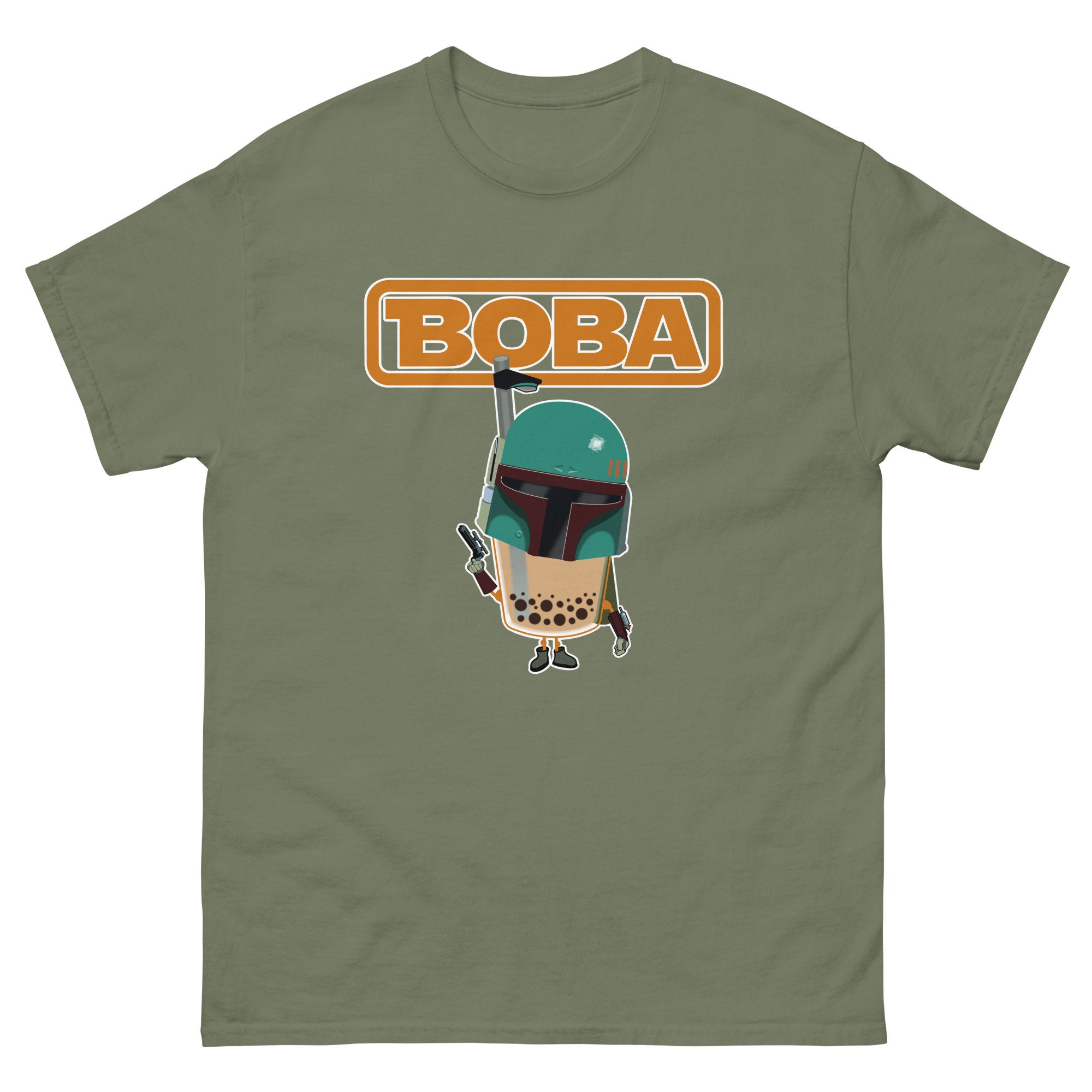 Boba Tea Boba Fett Star Wars Unisex Classic Tee Etsy