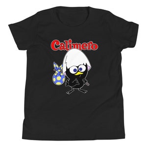80s retro vintage nostalgia cartoon Zeichentrick Calimero Youth Short Sleeve T-Shirt