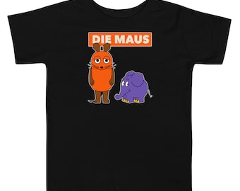 80s retro vintage nostalgic kids tv show cartoon Zeichentrick Serie Sendung mit der Maus unisex Toddler Short Sleeve Tee