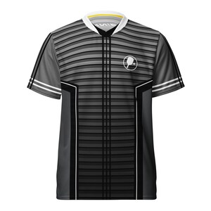 Pickleball Shirt Stealth schwarz weiß Uniform Recycled Unisex Sport Jersey