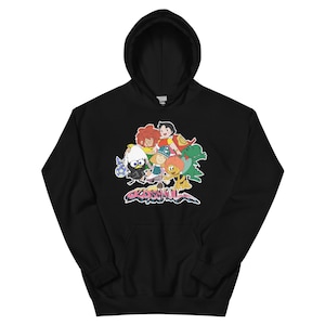 OldSchul hip hop crew Pumuckl, Biene Maya, Calimero, Vickie, Heidi, Grisu adult Unisex Hoodie