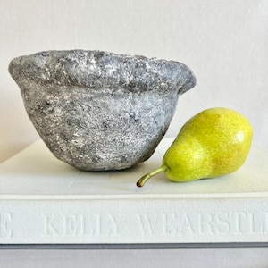 Paper Mache bowl, Vintage Handmade Paper Mache Bowl, Wabi Sabi Decorative Bowl, Rustic Bowl, Paper Mâché Vintage Inspired Rustic Pulp Bowl