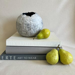 Paper Mache bowl, Vintage Handmade Paper Mache Bowl, Wabi Sabi Decorative Bowl, Rustic Bowl, Paper Mâché Vintage Inspired Rustic Pulp Bowl