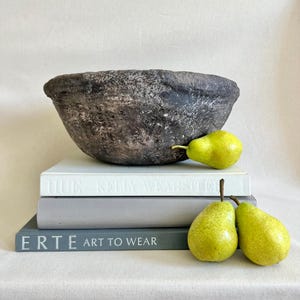 Paper Mache bowl, Vintage Handmade Paper Mache Bowl, Wabi Sabi Decorative Bowl, Rustic Bowl, Paper Mâché Vintage Inspired Rustic Pulp Bowl
