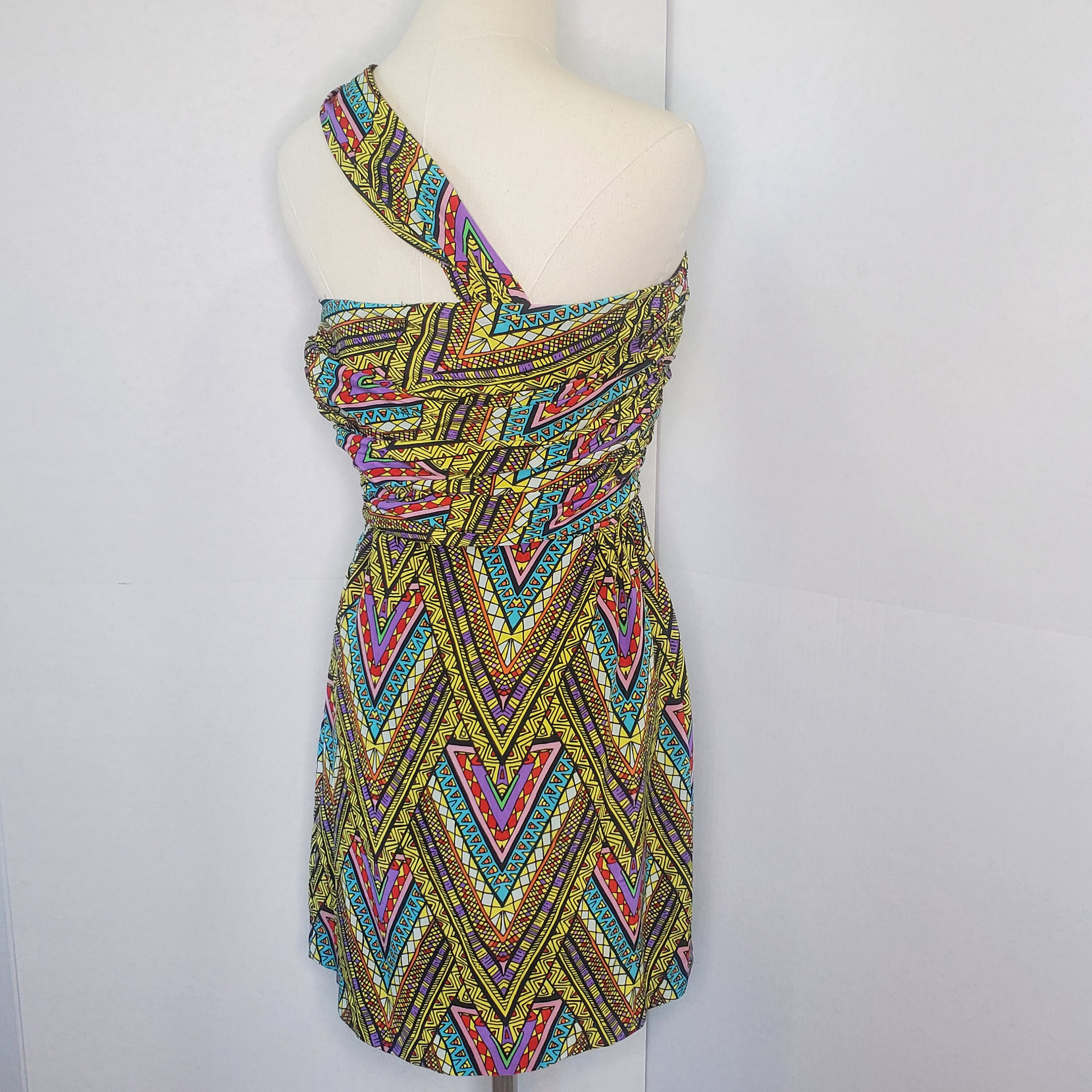 Mara Hoffman Twist One Shoulder Tribal Dress Worn by Kim Kardashian - Etsy