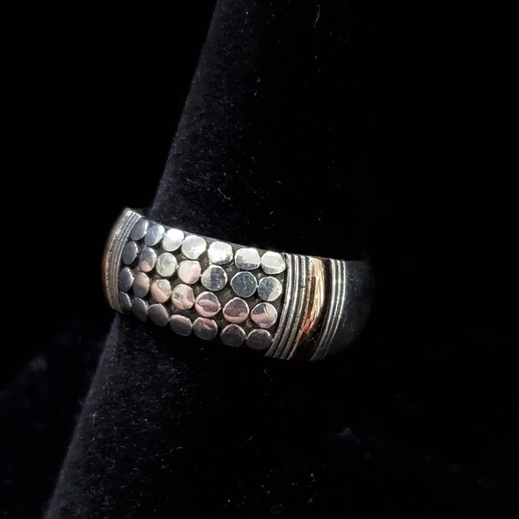 Bali Indonesia Ring Band Sterling Silver