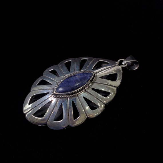 Vintage Silver Tone Pendant - image 2