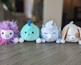 Squishmallow Dinosaur Blue - Etsy