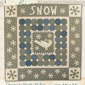 Download do molde da colcha em PDF - colcha Snowbird