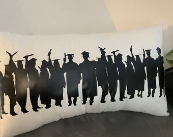 VepaDesigns Graduation Pillows & Bags Family Gifts Class of 2021 Uncle Senior Grad Student Cool Graduation Gift Throw Pillow Multicolor 18x18 