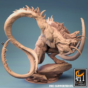 Demogorgon - Huge Evil beast Miniature - Table top Miniature - Lord of the Print - Fantasy RPG - DnD Miniature - Pathfinder - 5e