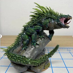 Basilisk Huge Beast Miniature Rescale Miniatures DND RPG Fantasy 3D ...